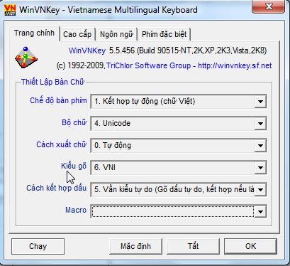 Cách gõ phụ âm kép bằng một phím Image007